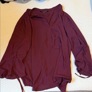 41 Hawthorn Deep Burgundy Blouse